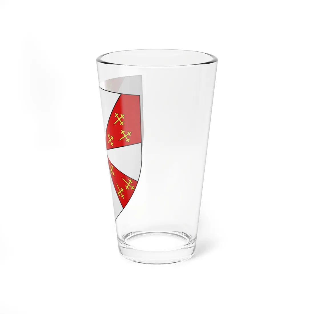 Blason ville be Grotenberge (Belgium) (Coat of Arms) Pint Glass 16oz - Go Mug Yourself