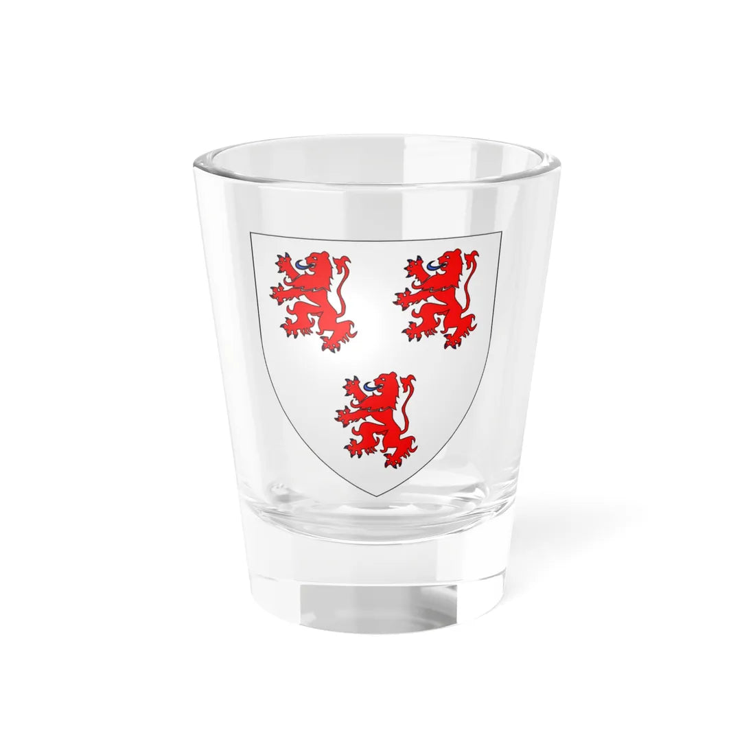 Blason ville be Haaltert (Belgium) (Coat of Arms) Shot Glass 1.5oz 1.5oz - Go Mug Yourself