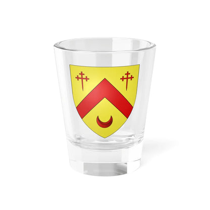 Blason ville be Haasrode (Belgium) (Coat of Arms) Shot Glass 1.5oz 1.5oz - Go Mug Yourself