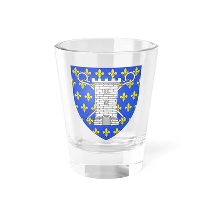 Blason ville be Helkijn (Belgium) (Coat of Arms) Shot Glass 1.5oz 1.5oz - Go Mug Yourself