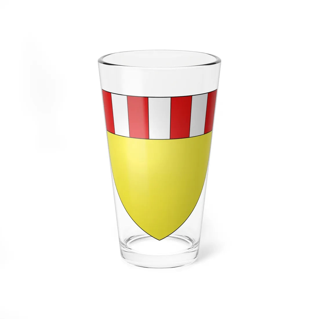 Blason ville be Heule (Belgium) (Coat of Arms) Pint Glass 16oz 16oz - Go Mug Yourself