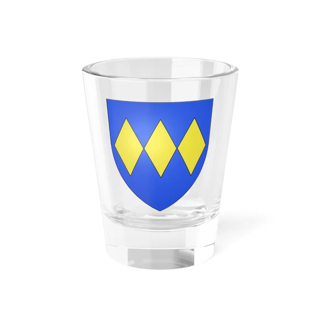 Blason ville be Hombeek (Belgium) (Coat of Arms) Shot Glass 1.5oz 1.5oz - Go Mug Yourself