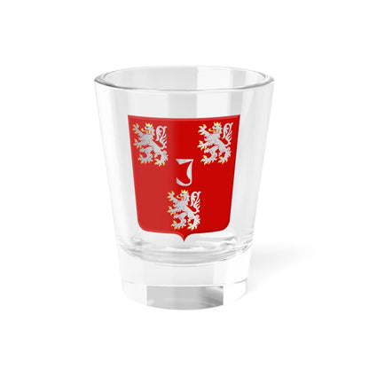 Blason ville be Jurbise (Belgium) (Coat of Arms) Shot Glass 1.5oz 1.5oz - Go Mug Yourself