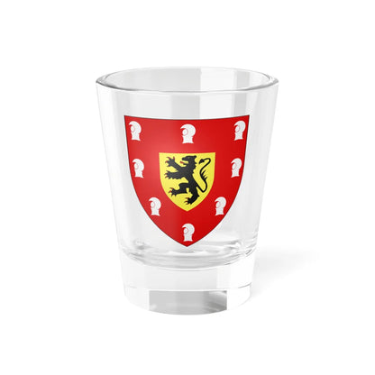 Blason ville be Kaprijke ancien (Belgium) (Coat of Arms) Shot Glass 1.5oz 1.5oz - Go Mug Yourself
