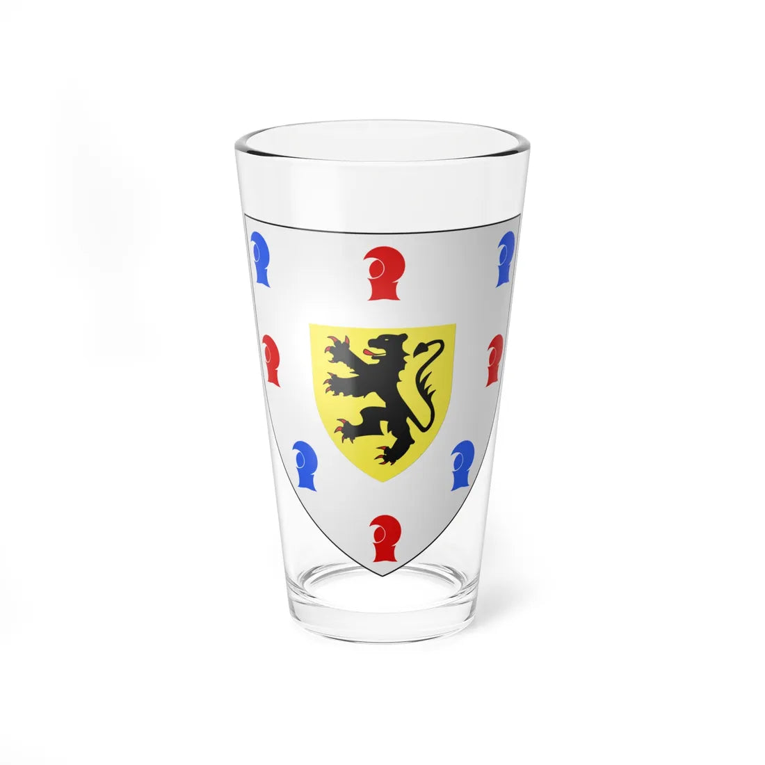 Blason ville be Kaprijke (Belgium) (Coat of Arms) Pint Glass 16oz - Go Mug Yourself