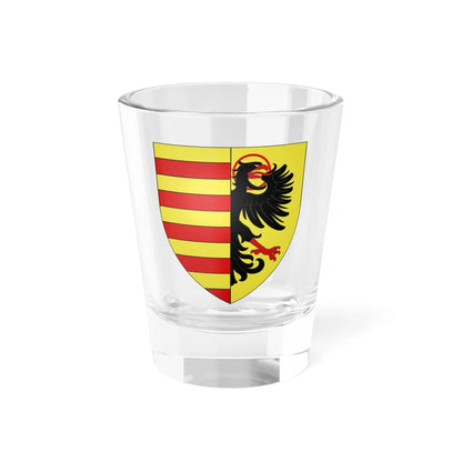 Blason ville be Kinrooi (Belgium) (Coat of Arms) Shot Glass 1.5oz 1.5oz - Go Mug Yourself