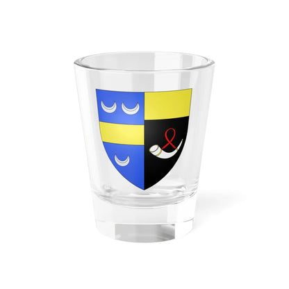 Blason ville be Kluisbergen (Belgium) (Coat of Arms) Shot Glass 1.5oz 1.5oz - Go Mug Yourself