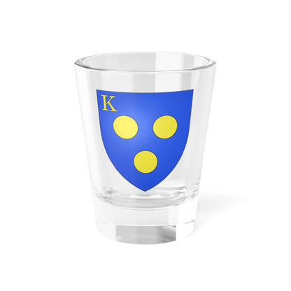 Blason ville be Koekelare ancien (Belgium) (Coat of Arms) Shot Glass 1.5oz 1.5oz - Go Mug Yourself