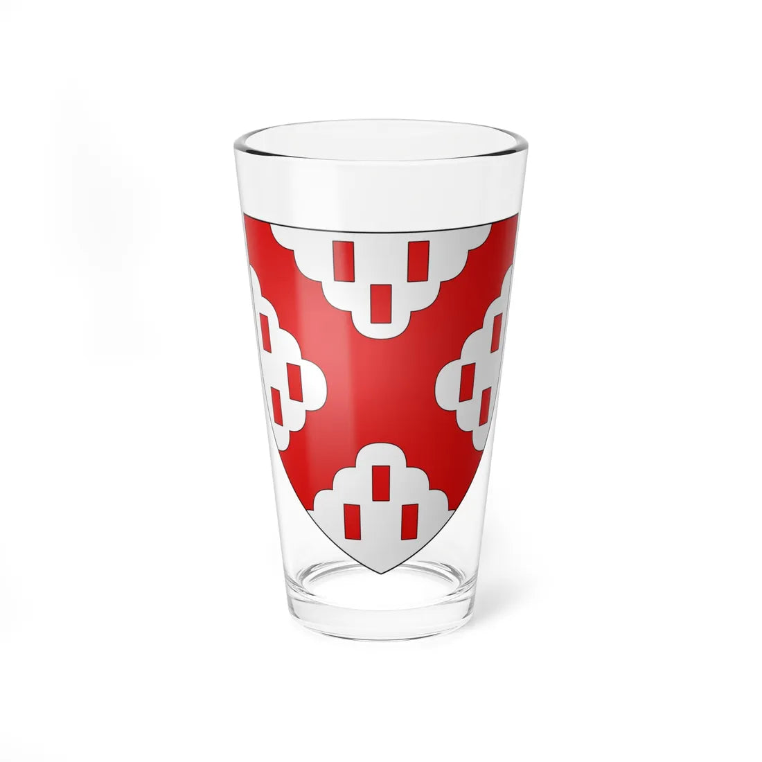 Blason ville be Korbeek-Dijle (Belgium) (Coat of Arms) Pint Glass 16oz 16oz - Go Mug Yourself