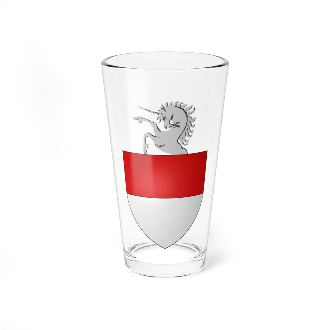 Blason ville be Kruibeke avec ornements (Belgium) (Coat of Arms) Pint Glass 16oz 16oz - Go Mug Yourself