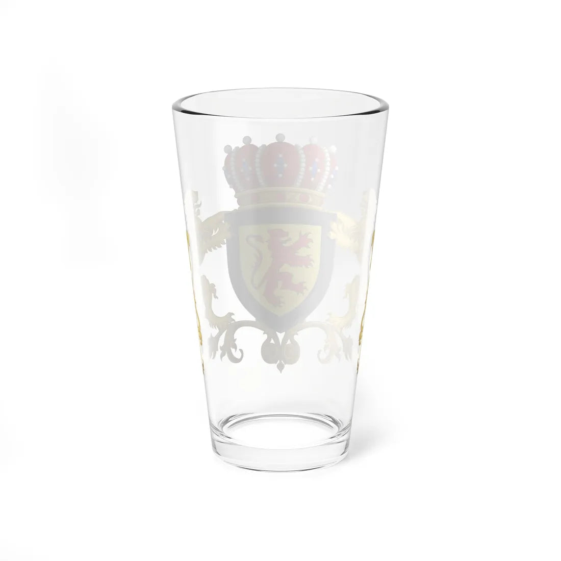 Blason ville be Laarne avec ornements (Belgium) (Coat of Arms) Pint Glass 16oz - Go Mug Yourself