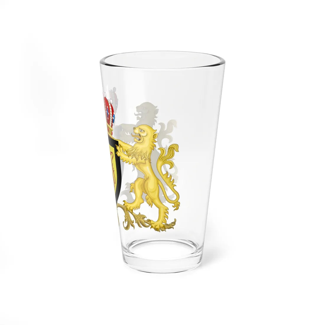 Blason ville be Laarne avec ornements (Belgium) (Coat of Arms) Pint Glass 16oz - Go Mug Yourself