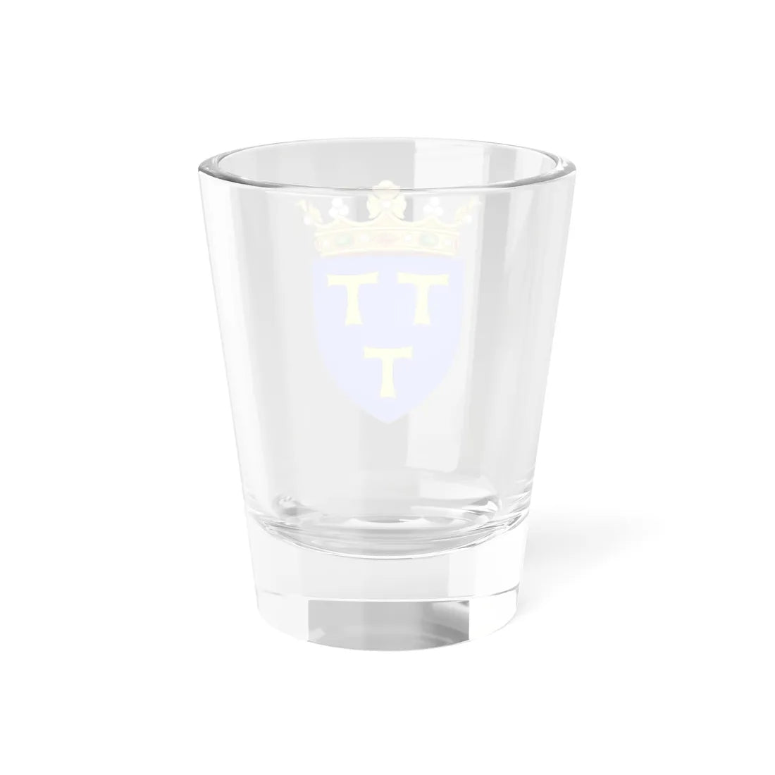 Blason ville be Lede avec ornements (Belgium) (Coat of Arms) Shot Glass 1.5oz - Go Mug Yourself