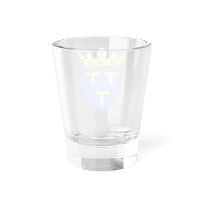 Blason ville be Lede avec ornements (Belgium) (Coat of Arms) Shot Glass 1.5oz - Go Mug Yourself