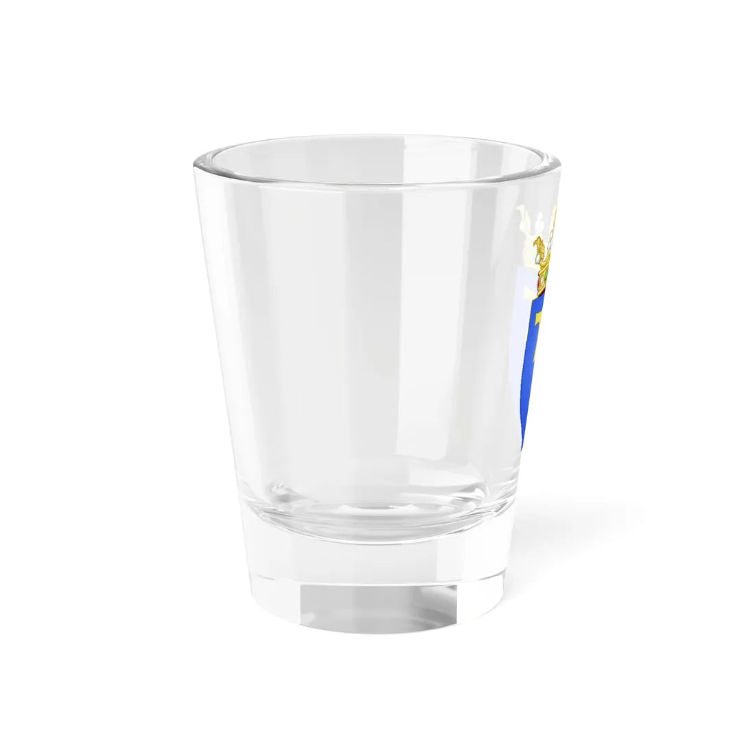 Blason ville be Lede avec ornements (Belgium) (Coat of Arms) Shot Glass 1.5oz - Go Mug Yourself