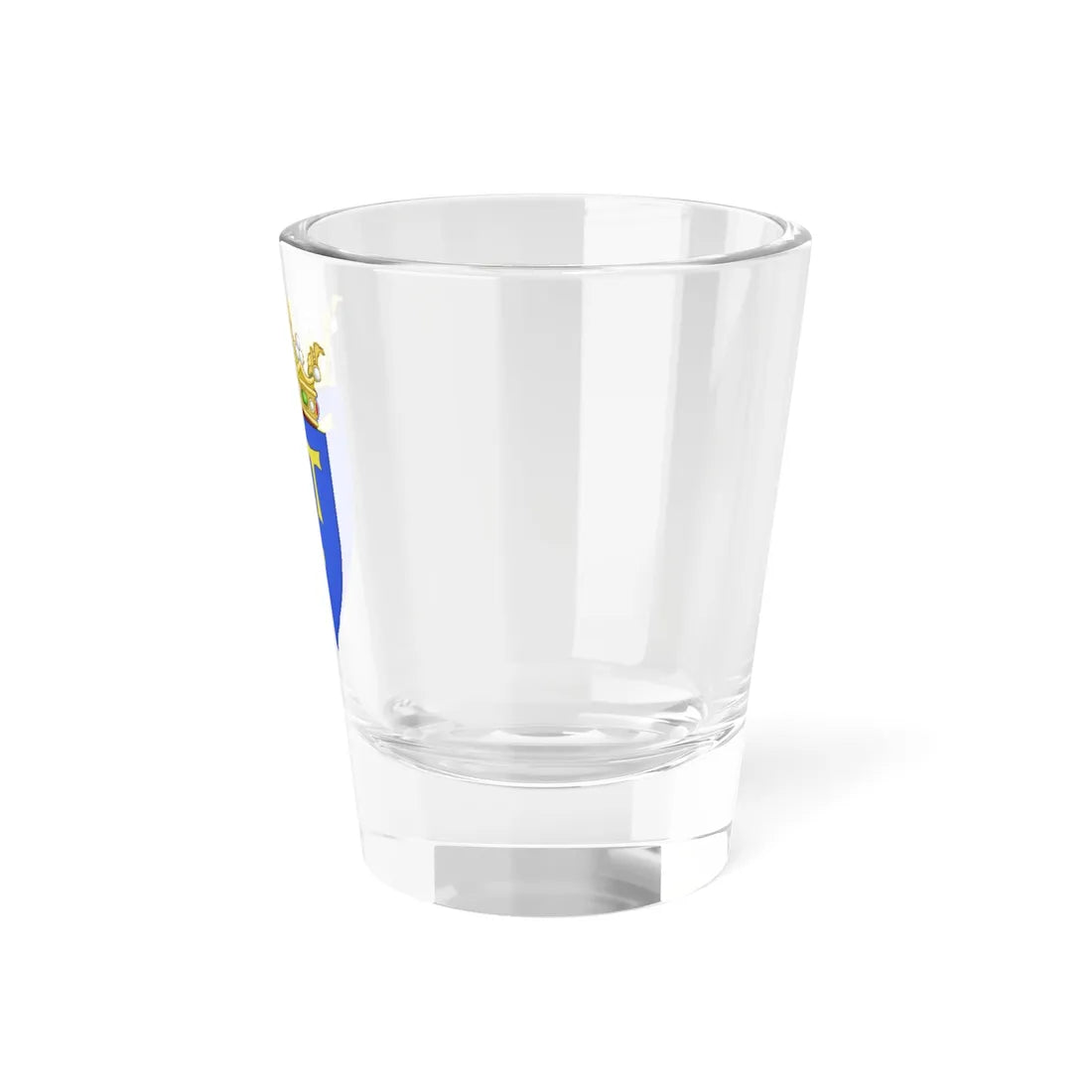 Blason ville be Lede avec ornements (Belgium) (Coat of Arms) Shot Glass 1.5oz - Go Mug Yourself