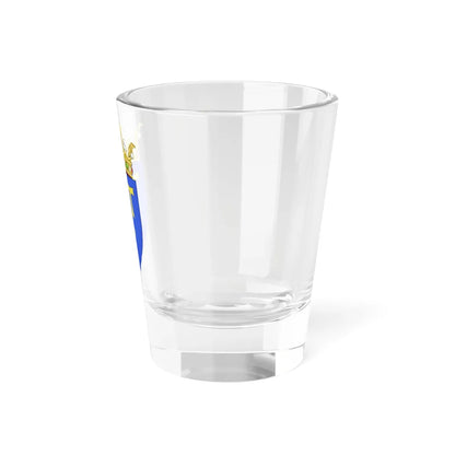 Blason ville be Lede avec ornements (Belgium) (Coat of Arms) Shot Glass 1.5oz - Go Mug Yourself