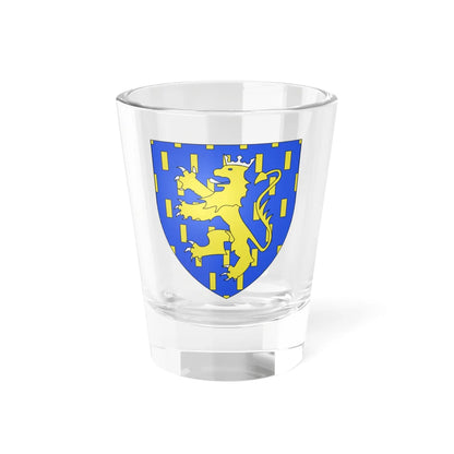 Blason ville be Leeuwergem (Belgium) (Coat of Arms) Shot Glass 1.5oz 1.5oz - Go Mug Yourself