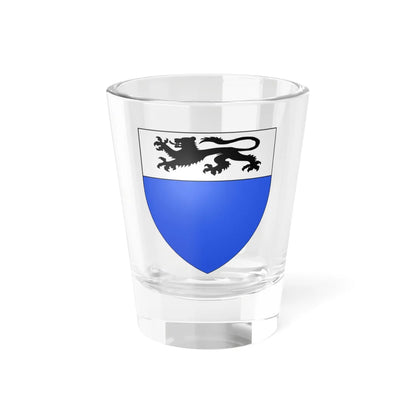 Blason ville be Lembeke (Belgium) (Coat of Arms) Shot Glass 1.5oz 1.5oz - Go Mug Yourself