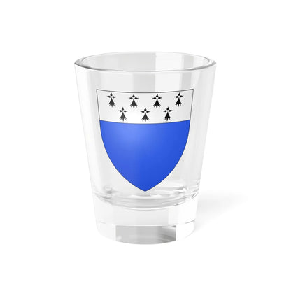 Blason ville be Lichtervelde (Belgium) (Coat of Arms) Shot Glass 1.5oz 1.5oz - Go Mug Yourself