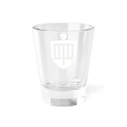 Blason ville be Lokeren avec ornements (Belgium) (Coat of Arms) Shot Glass 1.5oz - Go Mug Yourself