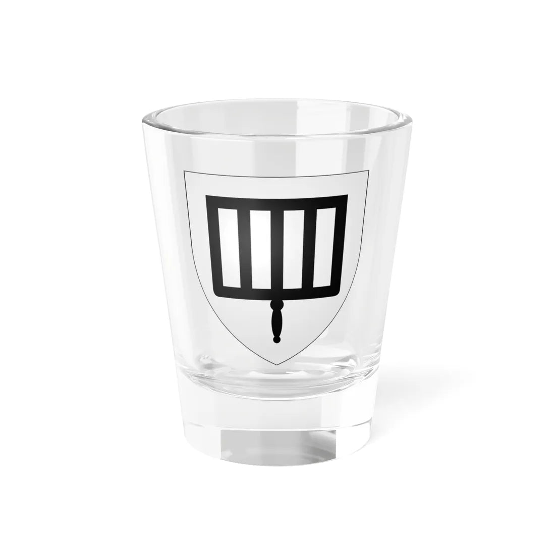 Blason ville be Lokeren (Belgium) (Coat of Arms) Shot Glass 1.5oz 1.5oz - Go Mug Yourself