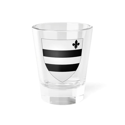 Blason ville be Meerhout (Belgium) (Coat of Arms) Shot Glass 1.5oz 1.5oz - Go Mug Yourself