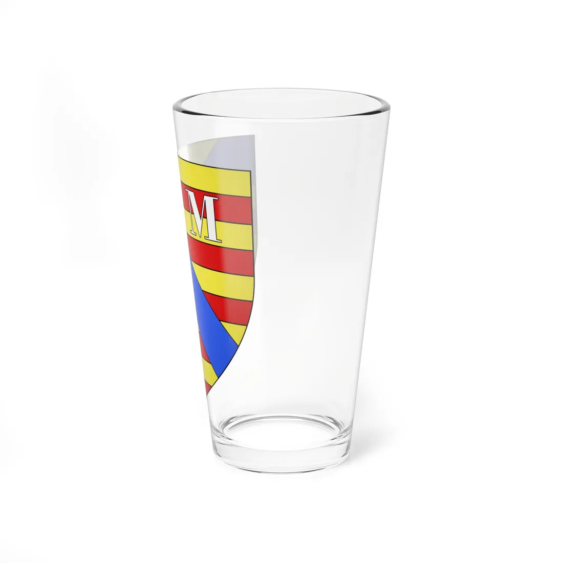 Blason ville be Meeuwen-Gruitrode (Belgium) (Coat of Arms) Pint Glass 16oz - Go Mug Yourself