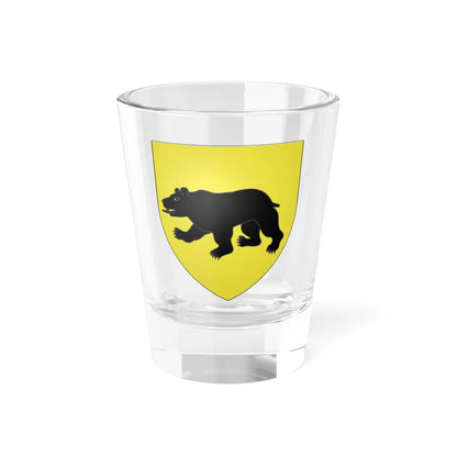 Blason ville be Meulebeke (Belgium) (Coat of Arms) Shot Glass 1.5oz 1.5oz - Go Mug Yourself