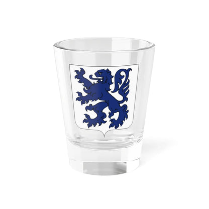 Blason ville BE Modave (Belgium) (Coat of Arms) Shot Glass 1.5oz 1.5oz - Go Mug Yourself