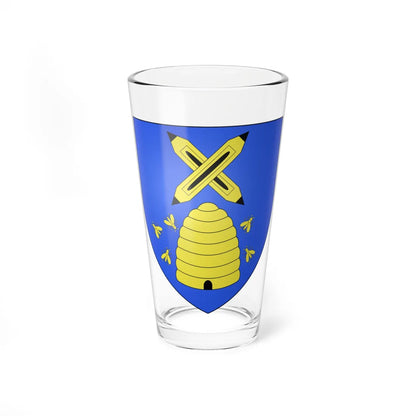 Blason ville be Moorsele 1822-1855 (Belgium) (Coat of Arms) Pint Glass 16oz 16oz - Go Mug Yourself