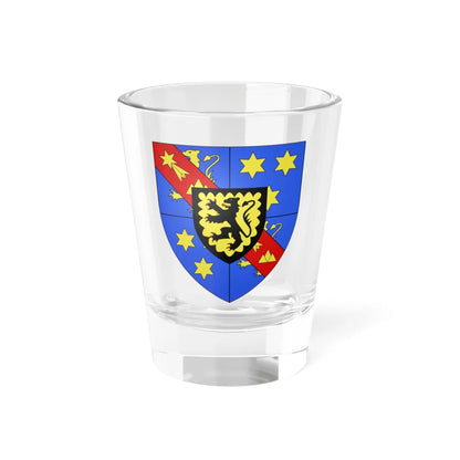 Blason ville be Oosterzele (Belgium) (Coat of Arms) Shot Glass 1.5oz 1.5oz - Go Mug Yourself