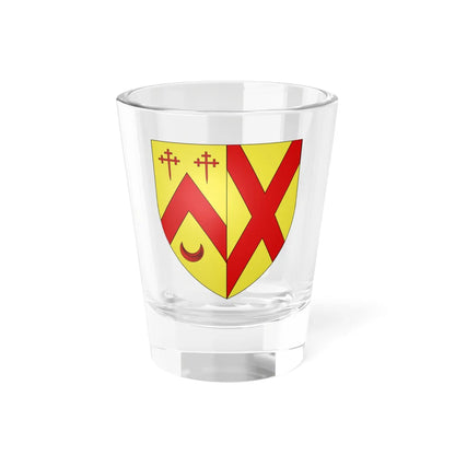 Blason ville be Oud-Heverlee (Belgium) (Coat of Arms) Shot Glass 1.5oz 1.5oz - Go Mug Yourself