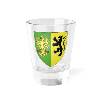 Blason ville be Poeke (Belgium) (Coat of Arms) Shot Glass 1.5oz 1.5oz - Go Mug Yourself