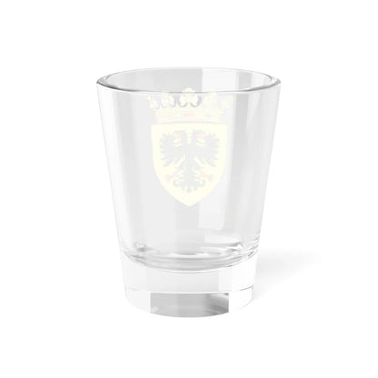 Blason ville be Ronse avec ornements (Belgium) (Coat of Arms) Shot Glass 1.5oz - Go Mug Yourself