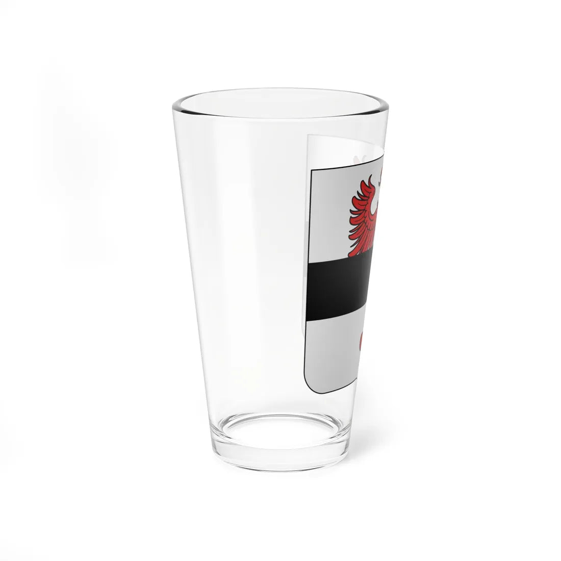 Blason ville be Rumes (Belgium) (Coat of Arms) Pint Glass 16oz - Go Mug Yourself