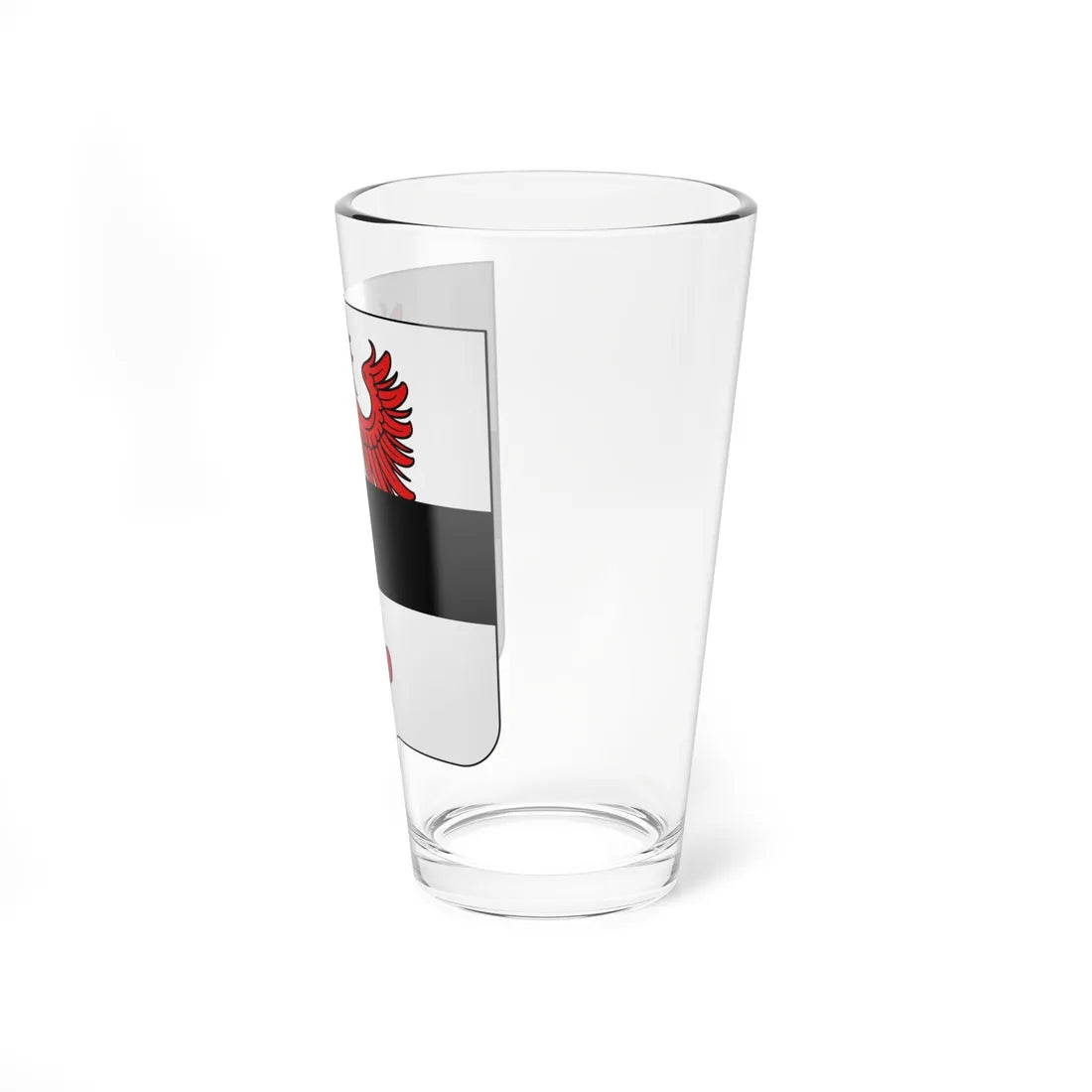 Blason ville be Rumes (Belgium) (Coat of Arms) Pint Glass 16oz - Go Mug Yourself