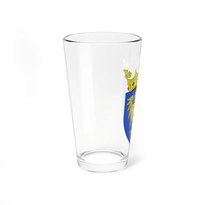 Blason ville be Rupelmonde avec ornements (Belgium) (Coat of Arms) Pint Glass 16oz - Go Mug Yourself