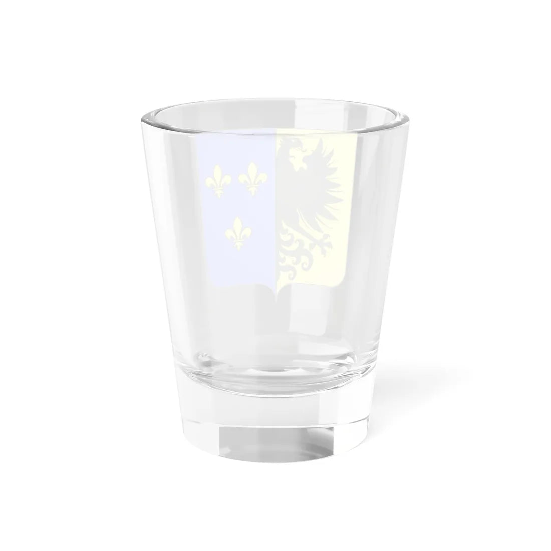 Blason ville be Saint-Ghislain (Belgium) (Coat of Arms) Shot Glass 1.5oz - Go Mug Yourself