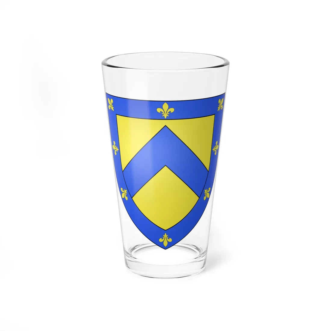Blason ville be Sint-Kornelis-Horebeke (Belgium) (Coat of Arms) Pint Glass 16oz 16oz - Go Mug Yourself