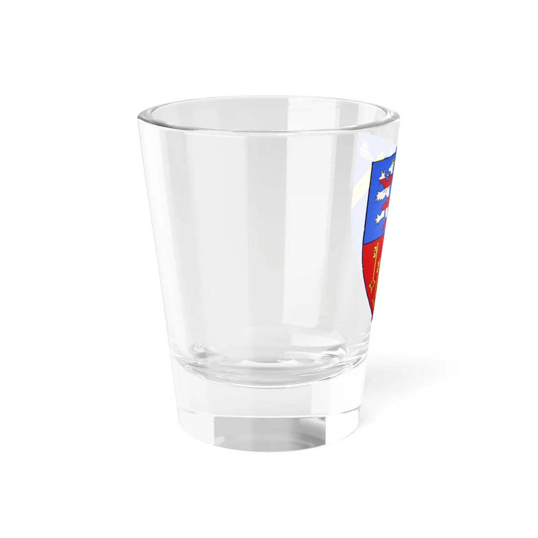Blason ville be Sint-Lievens-Houtem (Belgium) (Coat of Arms) Shot Glass 1.5oz - Go Mug Yourself