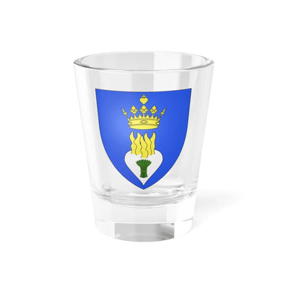 Blason ville be Sint-Maria-Lierde (Belgium) (Coat of Arms) Shot Glass 1.5oz 1.5oz - Go Mug Yourself