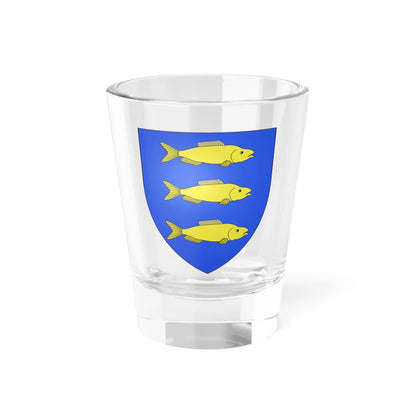 Blason ville be Stekene (Belgium) (Coat of Arms) Shot Glass 1.5oz 1.5oz - Go Mug Yourself