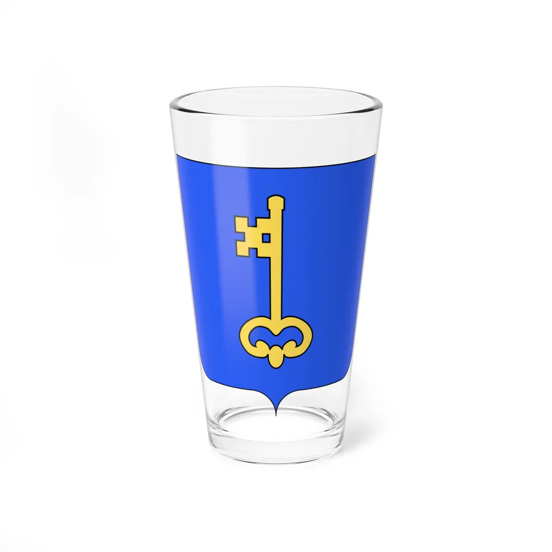 Blason ville be Temse (Belgium) (Coat of Arms) Pint Glass 16oz 16oz - Go Mug Yourself