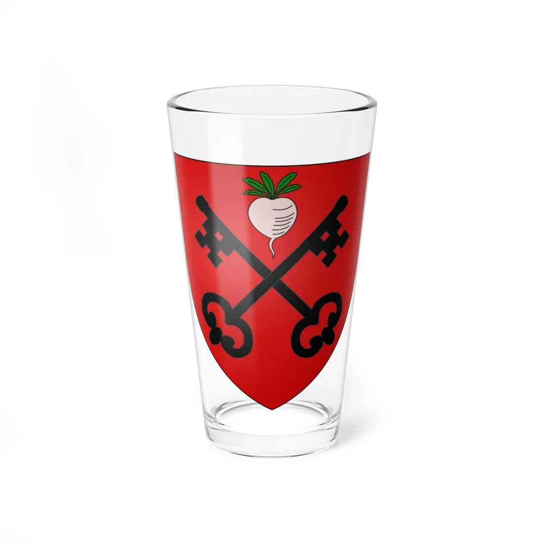 Blason ville be Tielrode 1819-1844 (Belgium) (Coat of Arms) Pint Glass 16oz 16oz - Go Mug Yourself