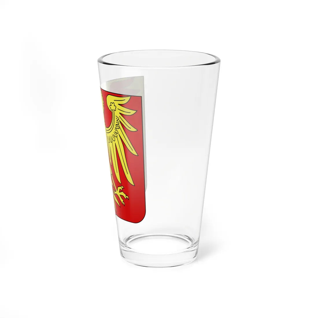 Blason ville BE Tubize (Belgium) (Coat of Arms) Pint Glass 16oz - Go Mug Yourself