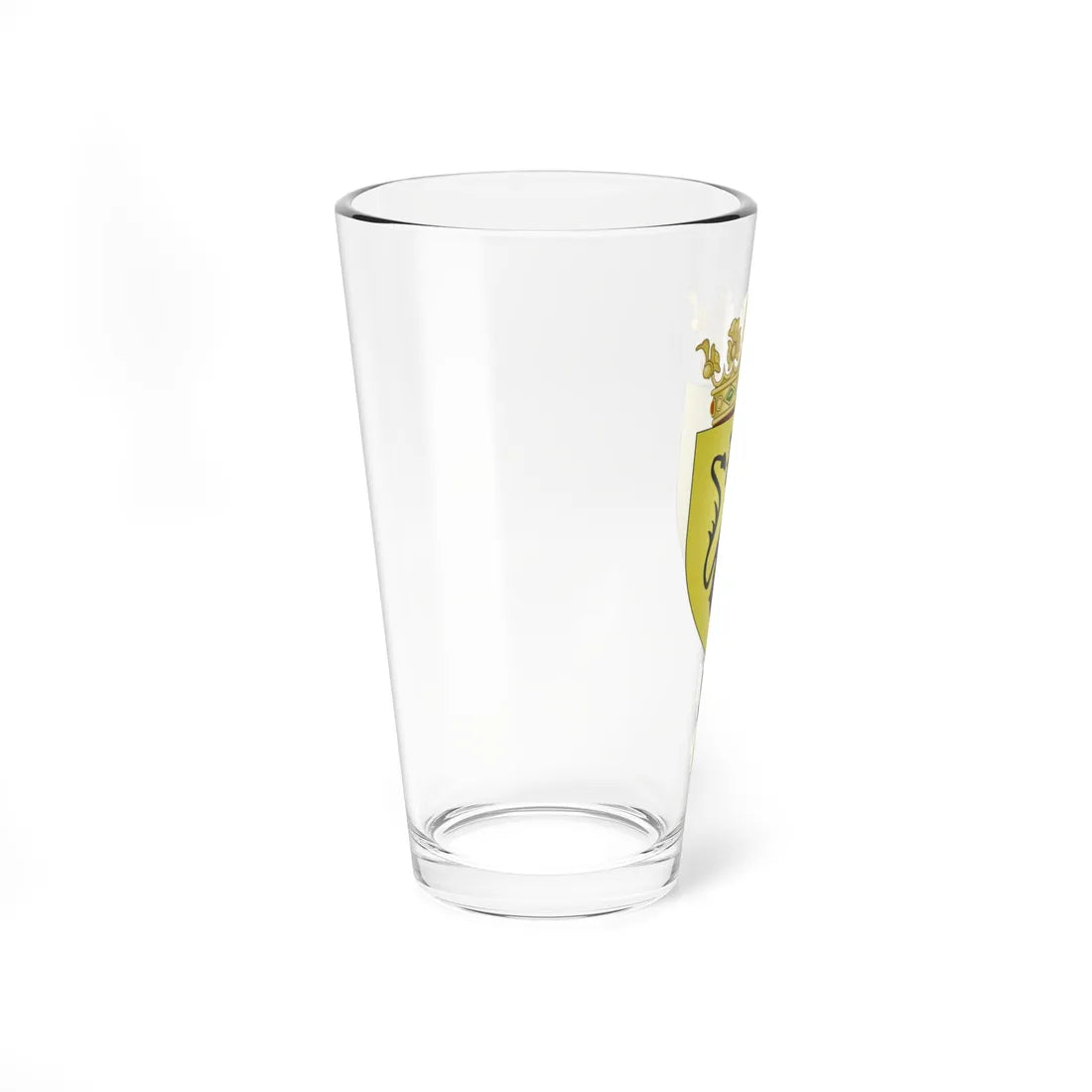 Blason ville be Veurne avec ornements (Belgium) (Coat of Arms) Pint Glass 16oz - Go Mug Yourself