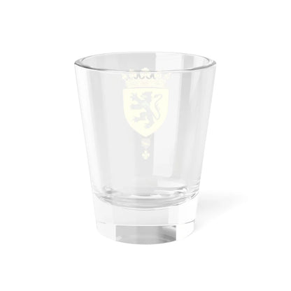 Blason ville be Veurne avec ornements (Belgium) (Coat of Arms) Shot Glass 1.5oz - Go Mug Yourself