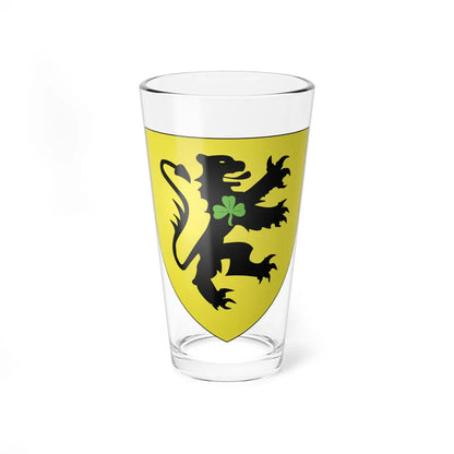Blason ville be Veurne (Belgium) (Coat of Arms) Pint Glass 16oz 16oz - Go Mug Yourself