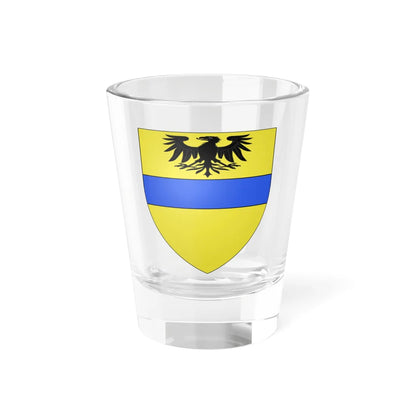 Blason ville be Vlezenbeek (Belgium) (Coat of Arms) Shot Glass 1.5oz 1.5oz - Go Mug Yourself